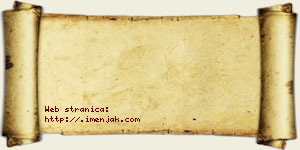 Nevenka Jočanin vizit kartica